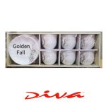 Cups & Saucers Set - Golden Fall