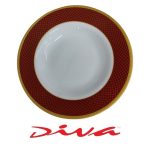 Dinner Plate 11" - Regent Red - Sovrana (275mm)