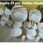 Dinner Set Quadra 39 pcs - Golden Shades