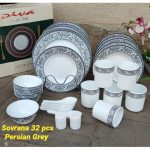 Dinner Set Sovrana 32 pcs - Persian Grey