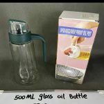Glass oil bottle 500ml