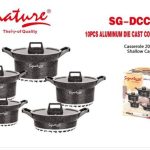Signature 10pcs Granite Aluminium Cookware Set