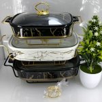 Ceremic chaffing set,3 pcs