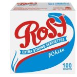 Rosy Extra Strong White Serviette(100 sheets)